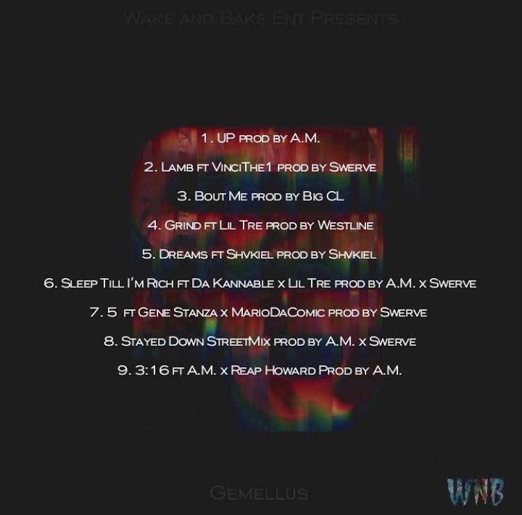 Gemellus UP Track List