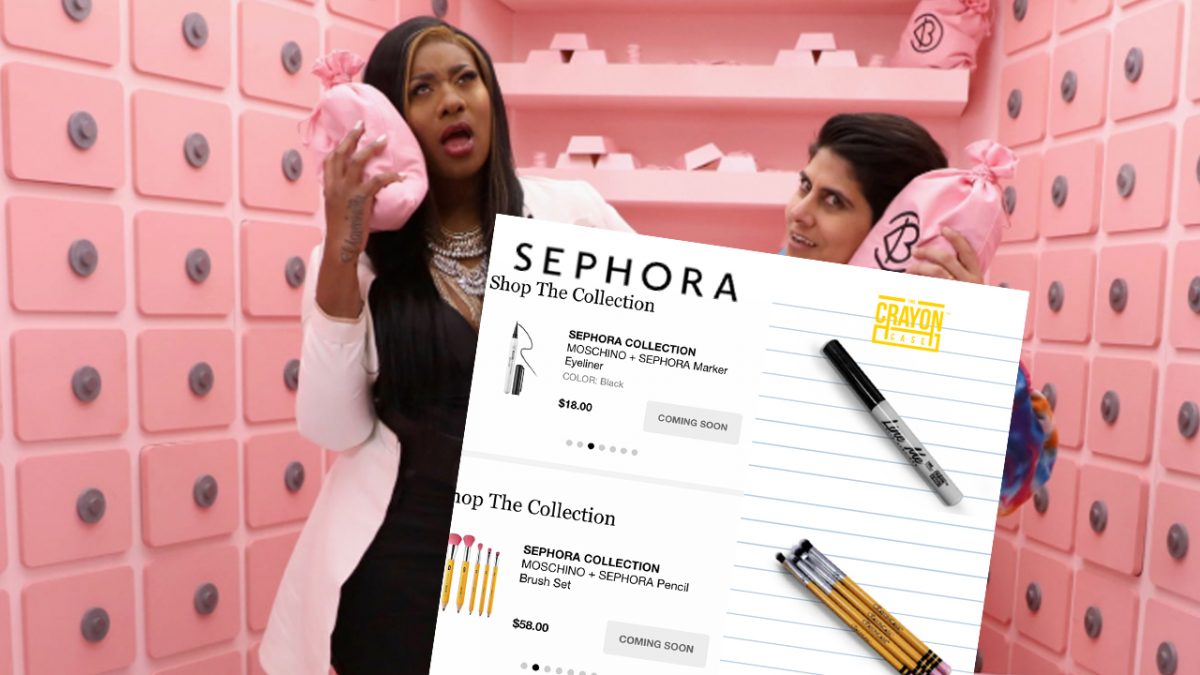 WOW! French Cosmetic brand Sephora owned by Louis Vuitton ripped off Supa Cent&#39;s Crayon Case ...
